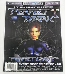Perfect Dark N64 Nintendo 64 Strategy Guide Versus Books NO POSTER - Bild 1 von 5