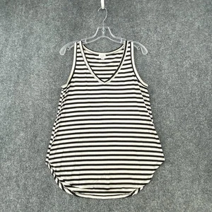 Evereve Peyton Jensen Back And White Striped Tank Top Womens Sz S - Picture 1 of 10