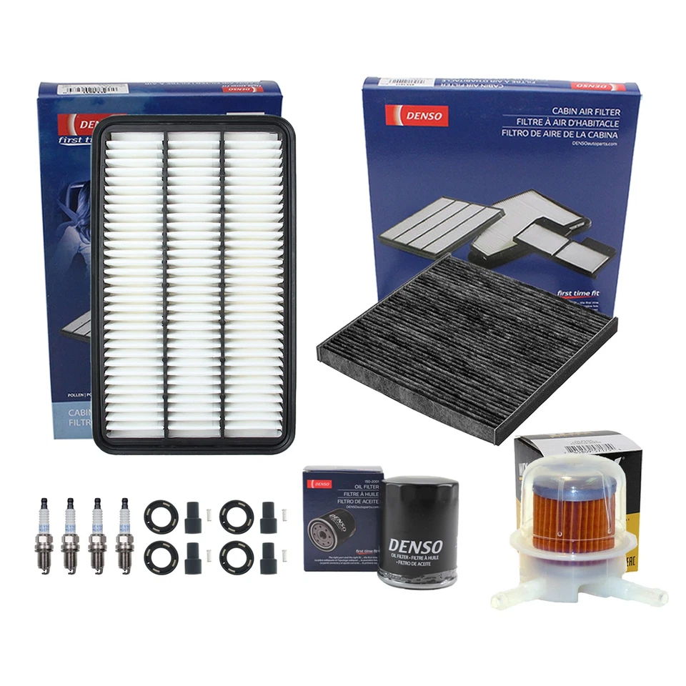 Kit de 4 bujías y botas Denso Tune Up Kit para Toyota Solara SE 2.4 L4 2002-2003 Foto 1 de 2