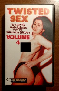 Twisted Sex Vol. 4 (1960s Trailers) - Something Weird Video, 1990s VHS Tape NTSC - Picture 1 of 4