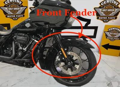 Guardabarros delantero 95-25 OEM Harley Touring negro vivo genuino de fábrica Foto 1 de 4