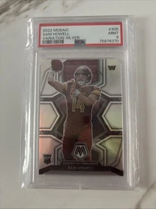 2022 Panini Mosaic Sam Howell Rc Silver Holo Variation Psa 9 🔥 - Picture 1 of 3
