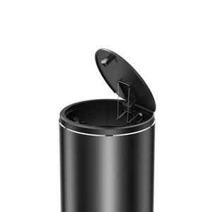 Baseus Mini Pattumiera Auto Nera con Coperchio, Compatibile&Elegante - Zdjęcie 1 z 12