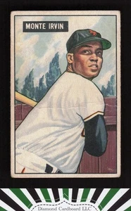 1951 Bowman #198 Monte Irvin FR HOF RC - Picture 1 of 2