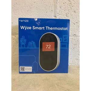 WYZE Smart Wifi Thermostat für Zuhause mit App-Steuerung funktioniert mit Alexa, schwarz - Bild 1 von 8