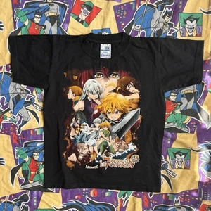 7 Deadly Sins Bootleg Kids T Shirt Size Large - Picture 1 of 3
