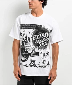 $AD BOYZ by Junior H EXTSSY Model White T-Shirt - Picture 1 of 5