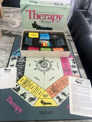 Therapy Pressman Board Game #3701 Complete 1986 Vintage 3-6 Players - Image 1 of 4