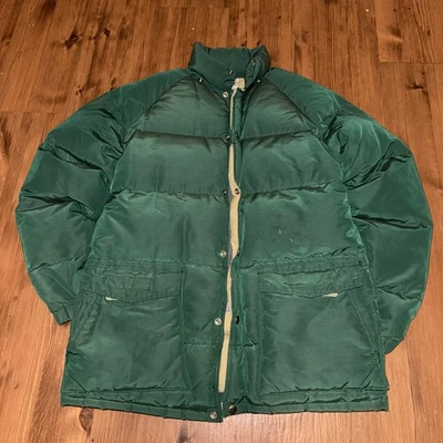 Chaqueta Exterior Sierra Designs Puffer Expedition Años 70 De Colección Verde Talla Pequeña Foto 1 de 4