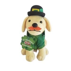 Alzamento Canne Giorno di San Patrizio Peluche Cucciolo Peluche Edizione Limitata 8" - Foto 1 di 4