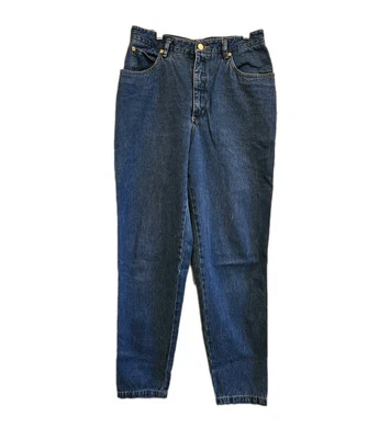 Pantalones de mezclilla Lizwear azul oscuro 5 bolsillos (D3) vintage años 80 90 Foto 1 de 4