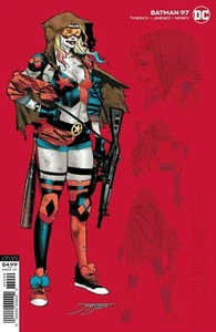 Batman #97 Jiminez variante 1:25 casi nuevo Harley Quinn 2020 Comic Kings - Imagen 1 de 2