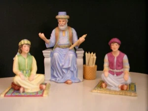 LENOX RENACIMIENTO Belén MAESTRO y SUS ESTUDIANTES Rabino Set NUEVO en CAJA con Certificado de Autenticidad - Imagen 1 de 3