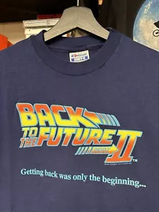 Zurück in die Zukunft Teil 2 Film Promo T-Shirt Vintage 1989 RAR Teil II 22,25x28 - Bild 1 von 13
