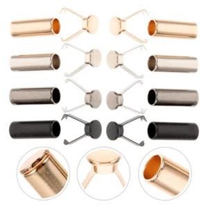 8 Pcs Shoelace Ends Metal Aglets Hood Rope Auxiliary Material Child Tips - Picture 1 of 12