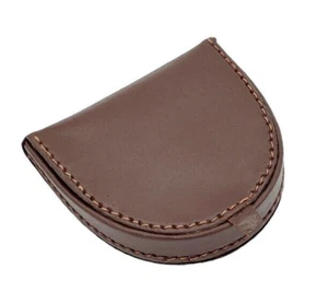 Leather Unisex Coin Tray Wallet Small Change Pouch Purse Money Holder Tray - Picture 1 of 2