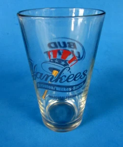 2007 INAUGURAL SEASON YANKEES SCRANTON / WILKES - BARRE TEAM - GLASS - Picture 1 of 2