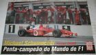 Poster - Ferrari F2002 - 2002 World Champion - Michael Schumacher