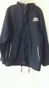 Giacca leggera NFL SUPER BOWL XXXIX RN54163 uomo blu/grigio zip anteriore taglia L/X cappuccio - Foto 1 di 11