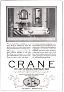 1924 Crane: When You Find the Name Crane on a Valve Vintage Print Ad - Picture 1 of 1