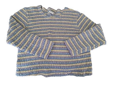 Vintage Palmettos Girls Top 7 8 Smocked Cropped Tube Stretch 80's USA Hippy - Image 1 of 4