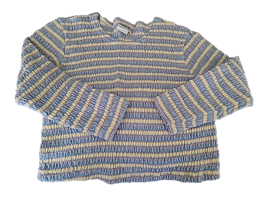 Top vintage Palmettos niñas 7 8 tubo recortado ajustado elástico años 80 EE. UU. Hippy Foto 1 de 4