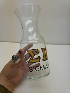 Sigma Pi Glas Weinkaraffe, Sigma Pi Barware, Sigma Pi Glaswaren Dekanter  - Bild 1 von 5