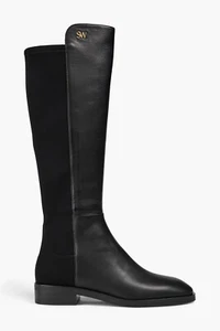 PVP €685 STUART WEITZMAN Botas hasta la rodilla US7 UK4.5 EU37.5 Cuero en contraste - Imagen 1 de 8