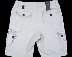 NWT aeropostale VINTAGE 2015 mens 31 hits below the knee CHINO CARGO SHORTS ARMY - Picture 1 of 10