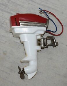 Vintage Outboard Motor / Engine Red and White - Made in Japan