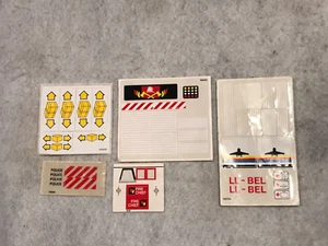 LEGO Vintage sticker lot- 6385 Fire Station, 6681, 6377, 6392 - Picture 1 of 1