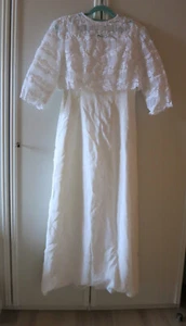 True Vintage Brautkleid 60er, Hochzeit-Fasching-Karneval, Gr, XS/S, mit Zubehör - Bild 1 von 24