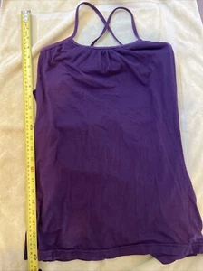 Hard Tail Forever Tank Top Eggplant Purple Preowned EUC - Picture 1 of 7