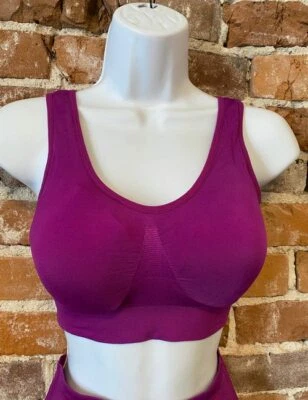 Sujetador Ahh Rhonda Shear rosa morera sin costuras que absorbe la humedad nuevas almohadillas extraíbles Foto 1 de 4