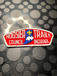BSA HOOSIER TRAILS COUNCIL INDIANA T-1 SHOULDER PATCH JS - Imagen 1 de 1