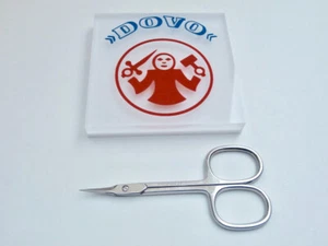 Skin scissors DOVO SOLINGEN tower tip, curved, cuticle scissor premium quality!