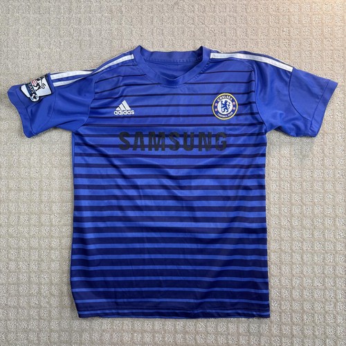 CHELSEA FC 2010/11 Anelka Adidas Home Football Shirt 16 XS England