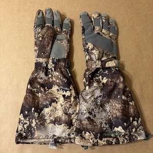 Cabela's WATERFOWL GORE-TEX Insulated Warm DECOY GLOVES Heavyweight Camo Sz XL - Picture 1 of 6
