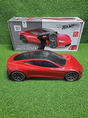 Hot Wheels Tesla Roadster R/C - Red - Image 1 of 4