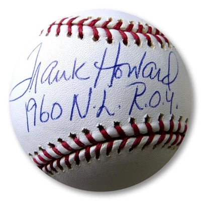 Frank Howard Signed Autographed MLB Baseball Dodgers "1960 NL ROY" JSA AB54020 - Image 1 of 3