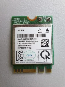 Dell Vostro 5402 WiFi WLAN Karte Card 0D4V21 QCNFA344A - Bild 1 von 2