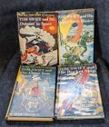Tom Swift Jr Books Lot 4 Books 1954-1961 Blaster, Planet x, Rocket, Space, RARE