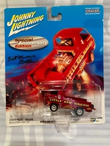 2002 JOHNNY LIGHTNING = LITTLE RED WAGON = BURGANDY realriders - Picture 1 of 3
