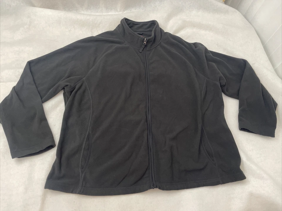 Sudadera/sudadera con capucha negra Merona talla XXL con cremallera Foto 1 de 4