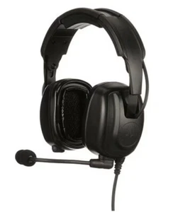 Over-the-Head Headset With Noise-Canceling Boom Microphone, Heavy-Duty - Zdjęcie 1 z 6