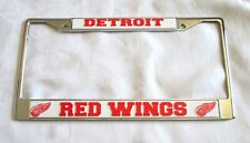 DETROIT RED WINGS EMBOSSED CHROME LICENSE PLATE FRAME #05 SALE - NEW