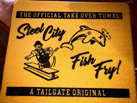 TERRIBLE TOWEL Pittsburgh Steelers Miami Dolphins Cover