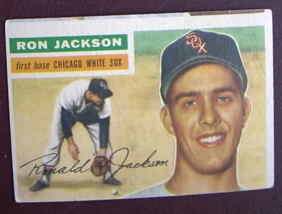 1956 Topps Ron Jackson (Chicago White Sox) #186 F/G - Image 1 of 2