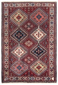 Yalameh Hand-Knotted 49 5/8x34 5/16in-Nomadic, Oriental, Rug, Carpet, - Picture 1 of 10