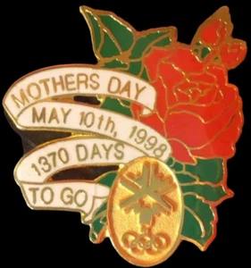 Olympic Pin Salt Lake City Happy Mother's Day 1998 - Picture 1 of 6